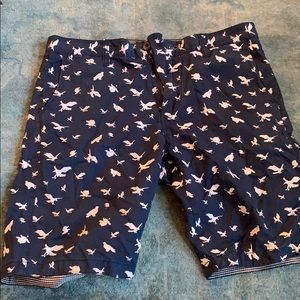 MG Black Patterned Shorts